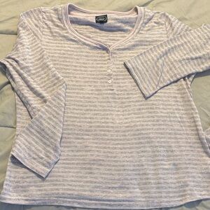 Laura Ashley Pink and Gray Pajamas